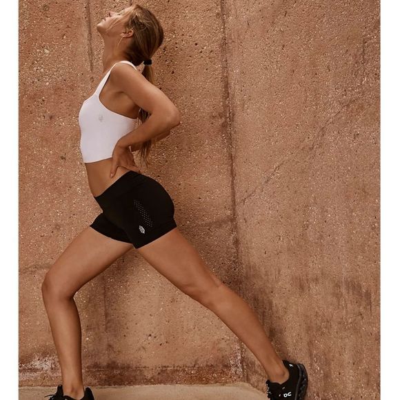 FREE PEOPLE | NWOT Good Karma Micro Shorts in Black * - Picture 3 of 5